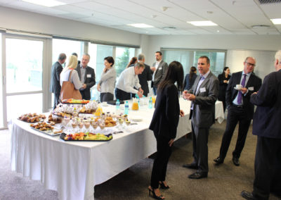 Networking at the Macquarie Capital Members Breakfast 21 October 2016