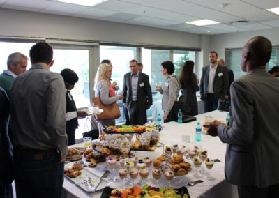 Networking at the Macquarie Capital Members Breakfast 21 October 2016